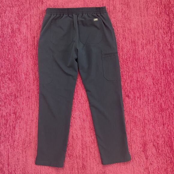 Figs Yola Skinny Scrub Pants Mid Rise Size Small Blue - Picture 4 of 9